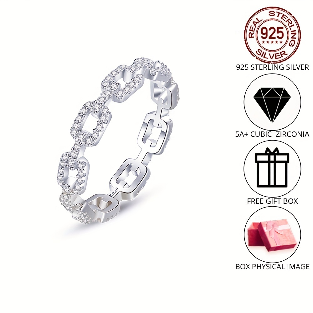 Cubic Zirconia Rings For Women - Temu Australia