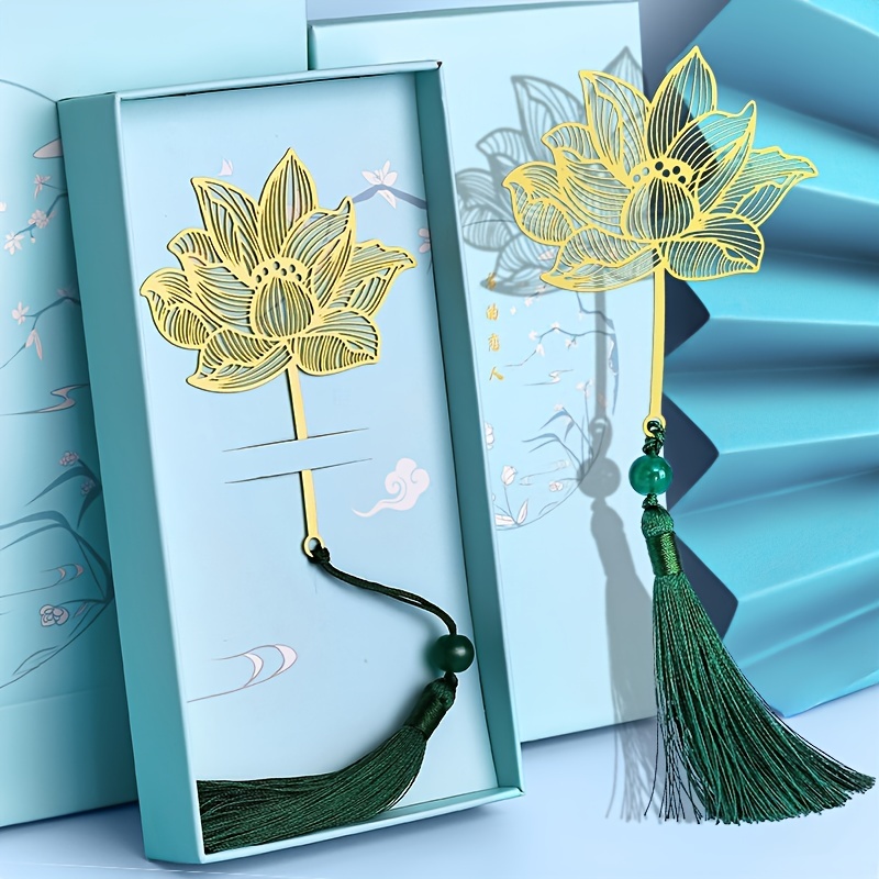 Bookmarks Creative Blank Chinese Style Tassel Cardboard - Temu