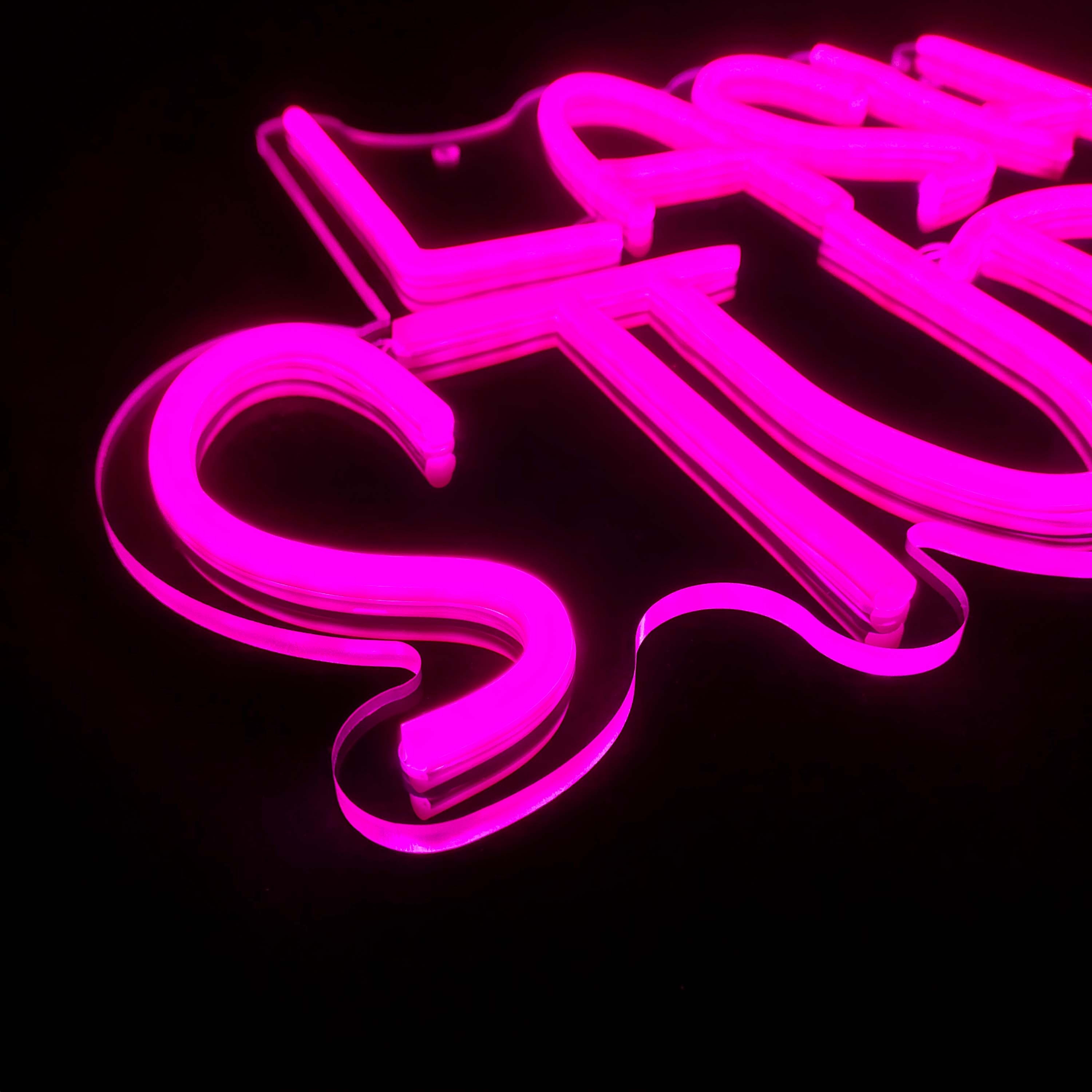 Led Neon Sign Lights Lash Room Decoration Wall Art Neon - Temu