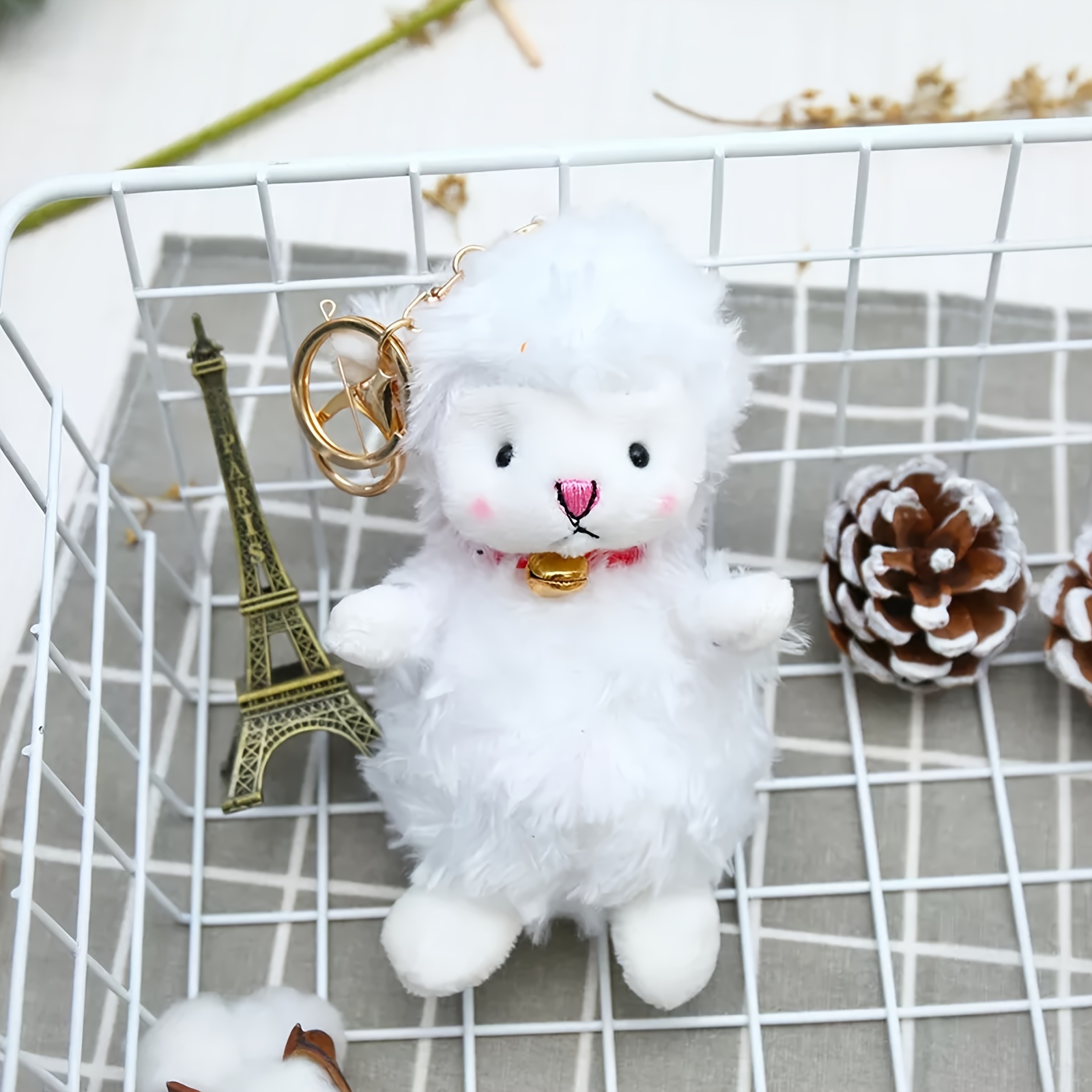 Cute Sheep Plush Keychain, Soft Stuffed Cartoon Doll, Plush Toy Doll, Doll Key  Chain, Kids Children Bag Backpack Pendant - Temu
