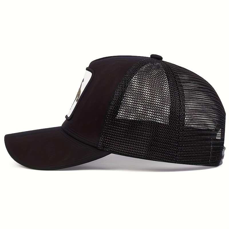 Men's Crocodile Pattern Baseball Cap Breathable Adjustable Hat