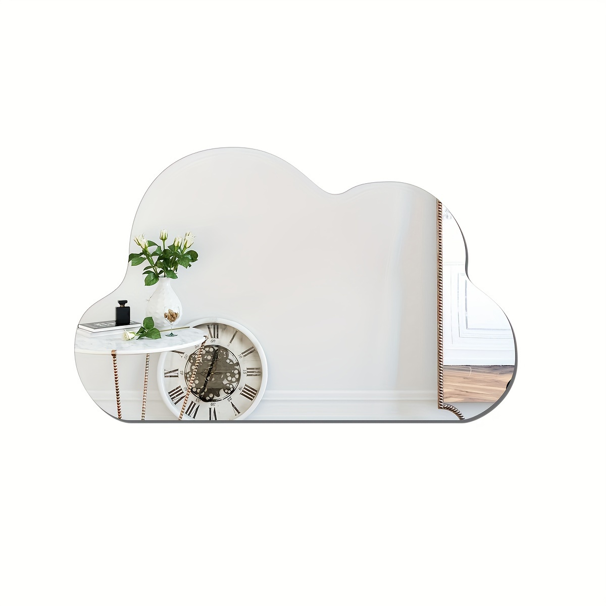 3D Moon Cloud Mirror Wall Decals Acrylic Mirror Wall Stickers Self Adhesive  Decorative Cloud Mirror – mychiclifestyle