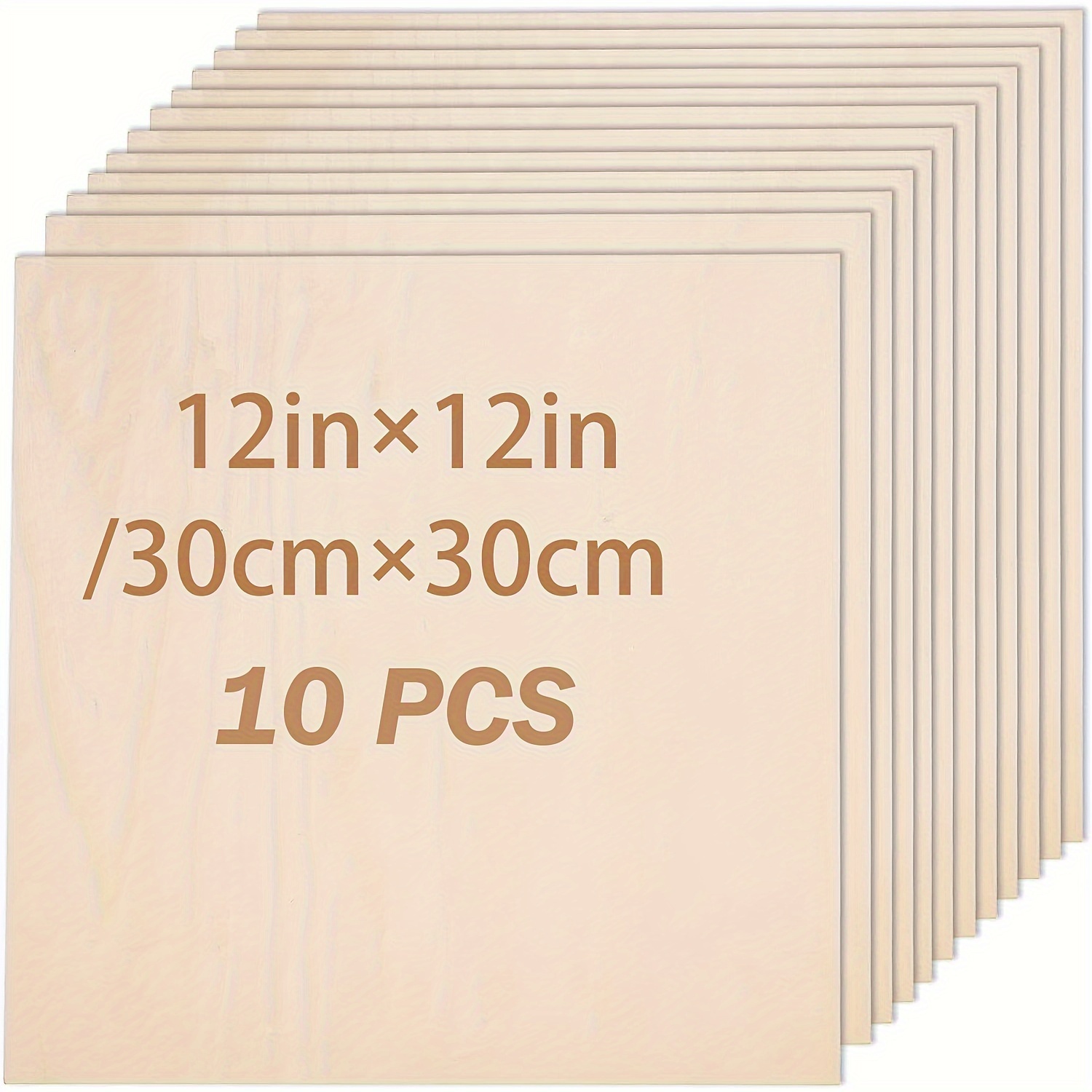 10pcs Basswood Sheet 30cm Square Board Unfinished Wood for Crafts -  AliExpress