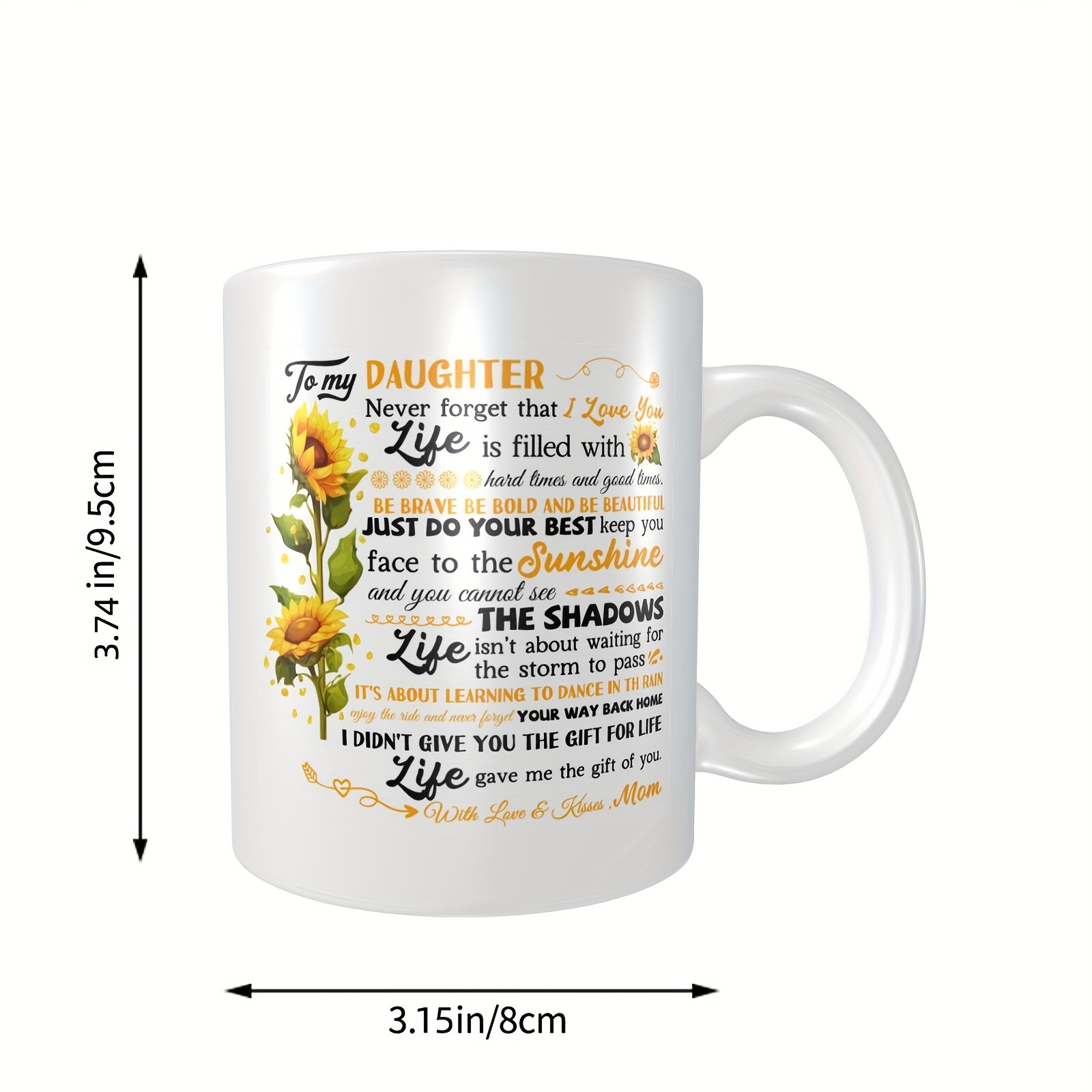 Sunflowers Inspirational Coffee Mug