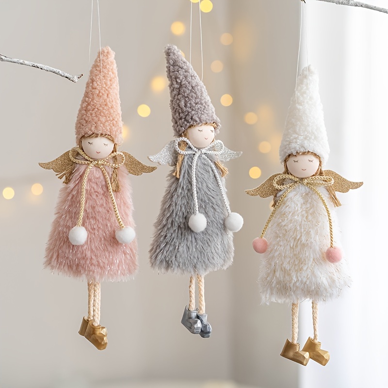 1pc, Chapeau En Peluche Violet Fille Ange Suspendu Ornement Ajouter Une  Touche Festive À L'arbre De Noël Pendentif, Cadeau De Noël, Ornement De  Noël, Décoration De Noël, Fournitures De Vacances, Arrangement De