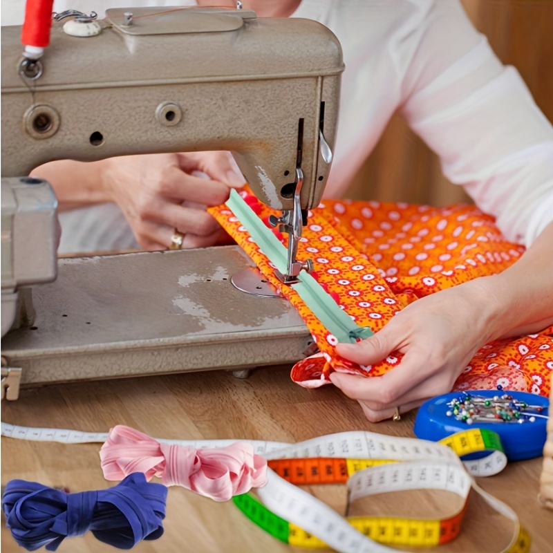 2 piezas cremalleras de costura para coser manualidades nailon cremalleras  por metros para coser resina pantalón cremallera (cremallera de 70 cm)