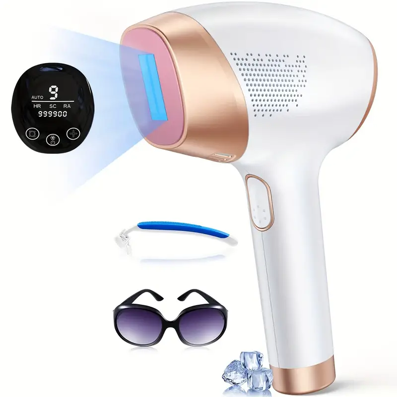 painless ipl hair removal device for women 999900 flashes remove hair on legs armpits back arms face bikini line at home treatment details 1