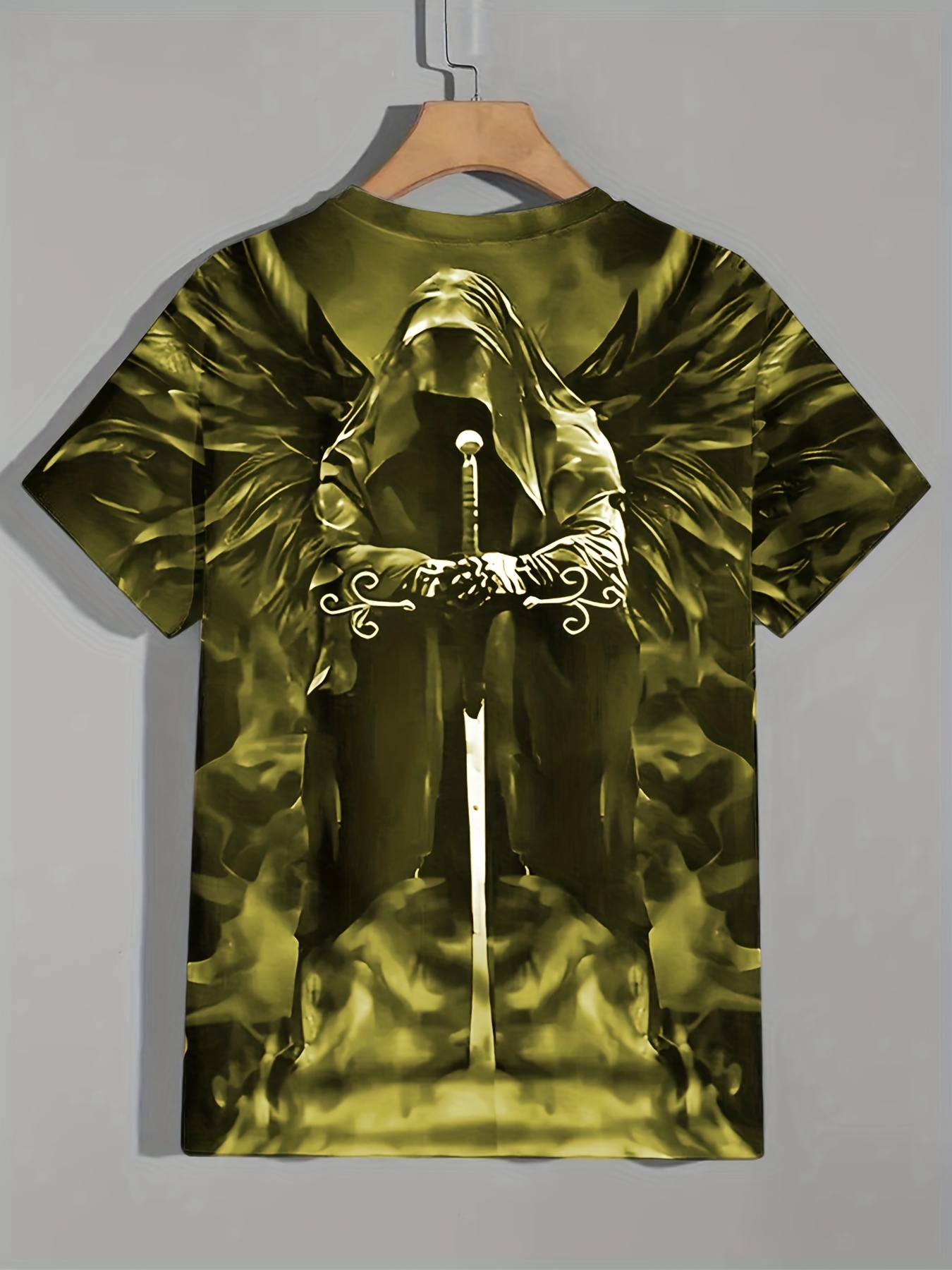 Men S Gaiam Clothingmen's Skull Cross Print T-shirt - Summer Casual  Broadcloth Tee