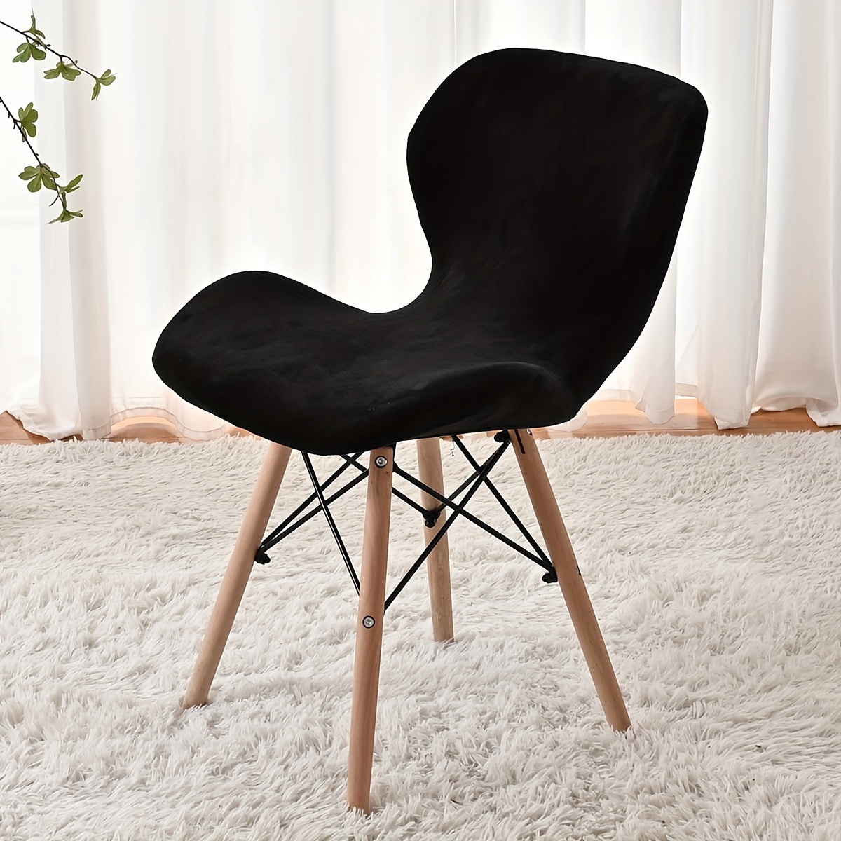 White velvet chair online covers