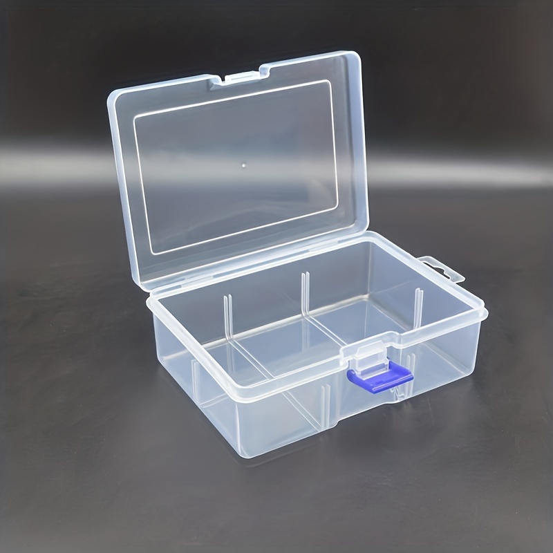 Transparent Plastic Container Box With High Lid For Small Hardware Tools,  Mobile Phone Repair, Fishing Gear