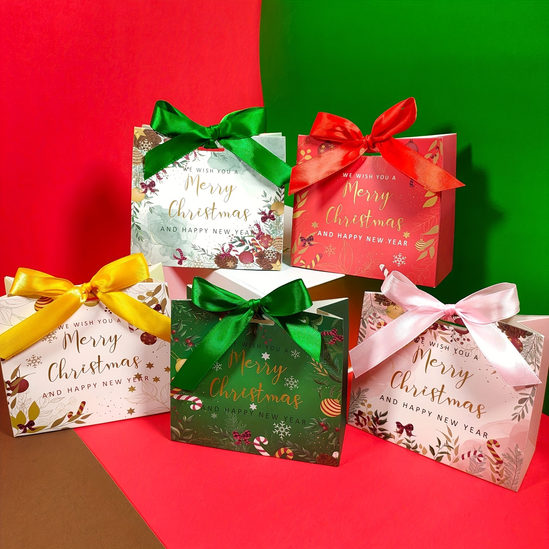 Marry Christmas Candy Gift Packaging Bag Christmas - Temu