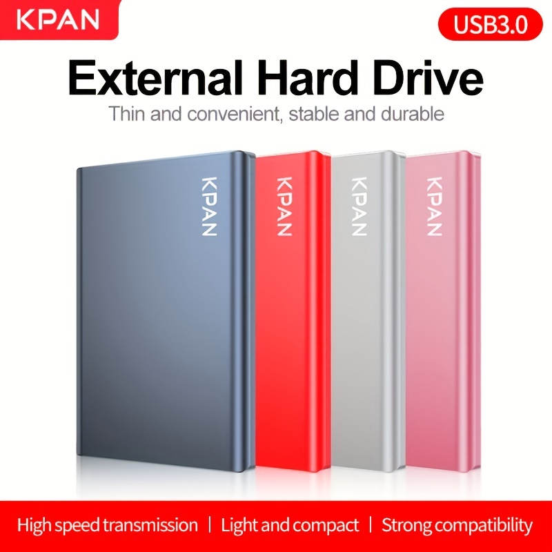 Disque dur externe 320 Go HDD USB3.0 Périphériques de stockage sur