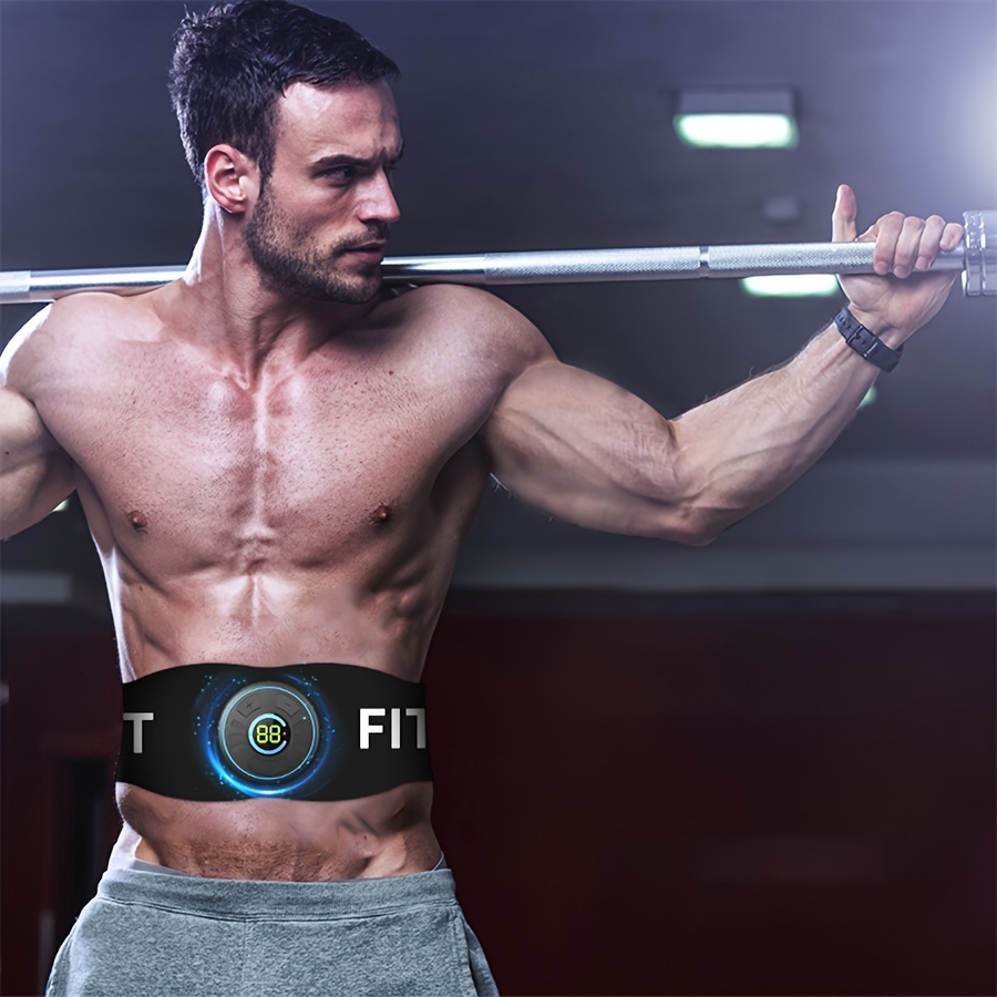 Appareil D'entraînement EMS, Entraîneur de Muscles Abdominaux pour Hommes  et Femmes Entraîneur Abdominal électrique avec Câble USB Ceinture Abdominale  EMS, équipement de Fitness équipement : : Sports et Loisirs