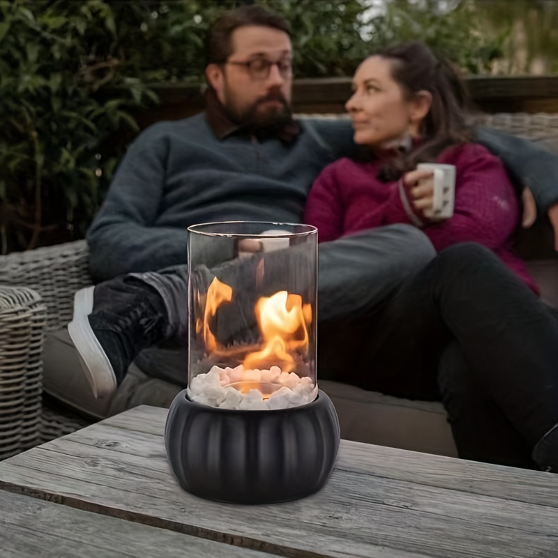 Portable Mini Pumpkin Desktop Fireplace - Indoor/outdoor Alcohol Stove  Metal Fireplace For Warmth And Atmosphere - Energy Saving - Temu Canada
