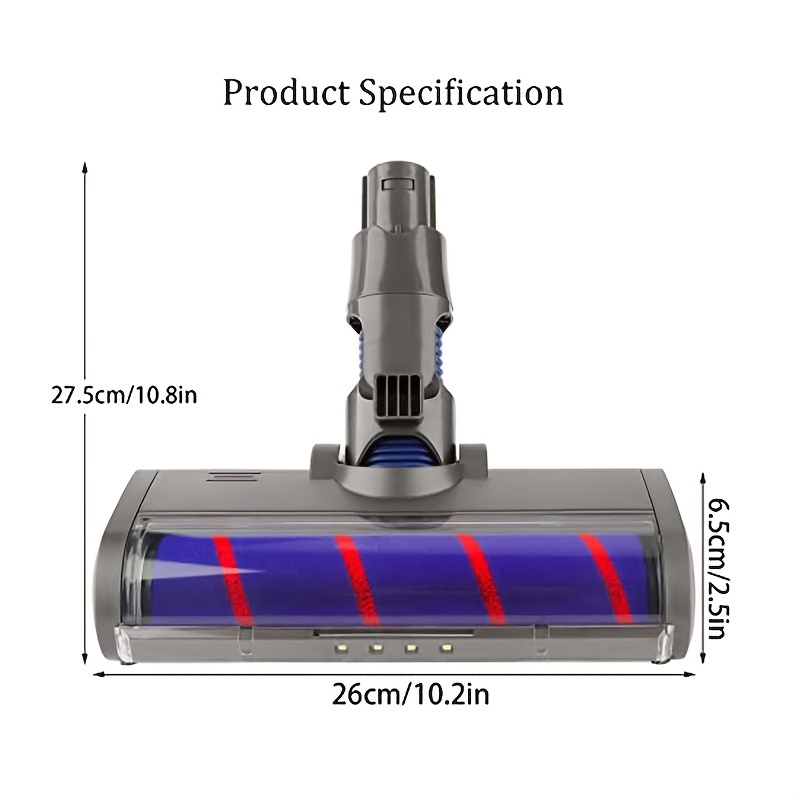 綺麗に清掃済み】dyson V6 fluffy ソフトローラーヘッド付き - 掃除機