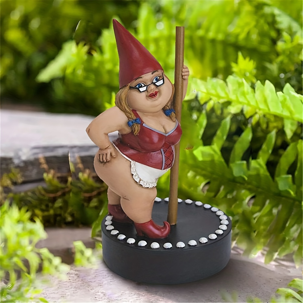 1pc Decoraciones Figuras Jardín Gnome Companions Statue - Temu Chile