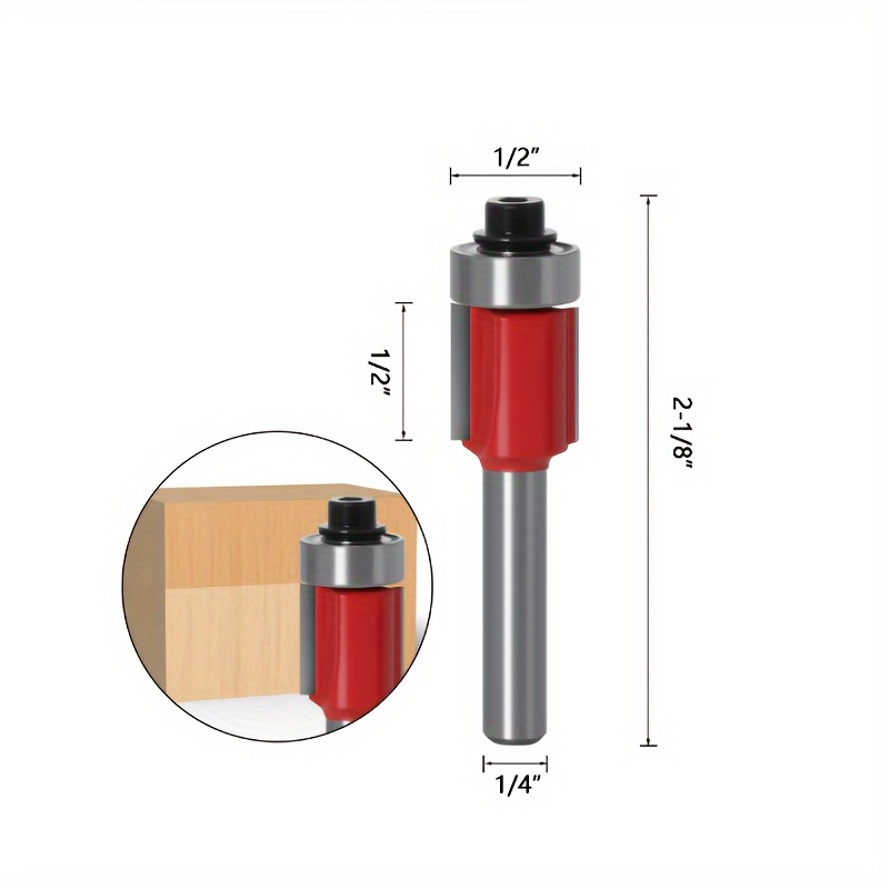 12pcs 1/4 Juego De Fresas Con Mango Para Fresadora Cortador De Fresado Para  Recorte De Madera Ranurado Grabado Herramientas De Bricolaje De Carpintería  De Carburo - Temu