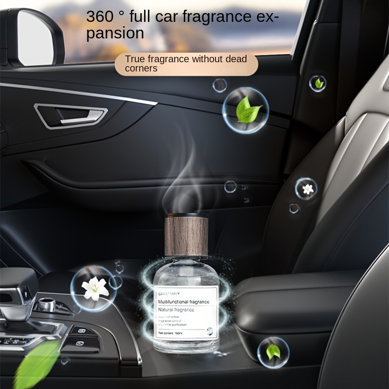 Car Air Freshener Aromatherapy Wooden Lid Bottle Car Luxury - Temu