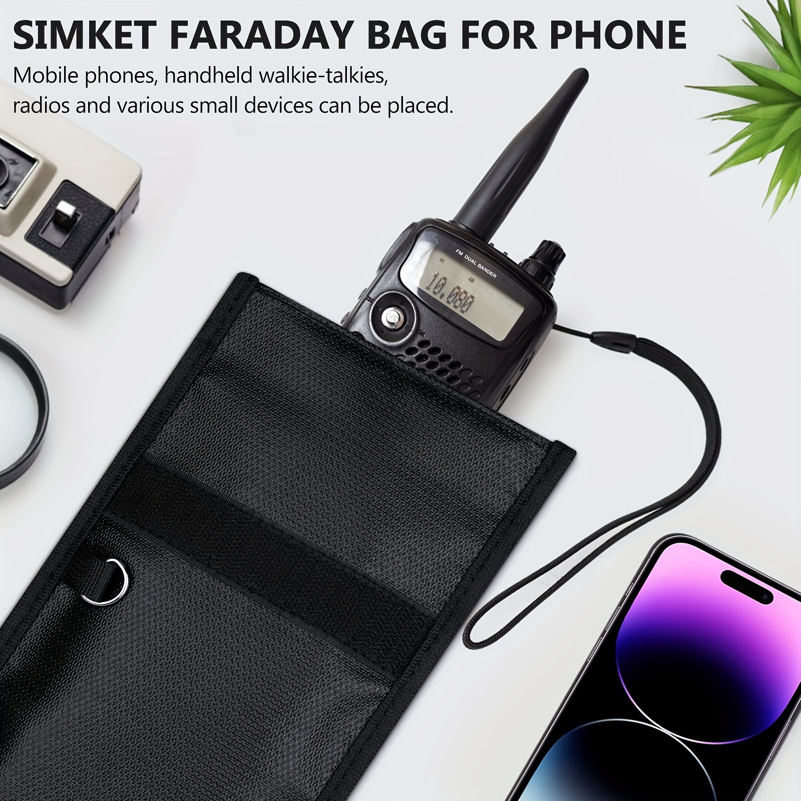 Faraday Bags For Car Key/phones Signal Blocking Car Key - Temu
