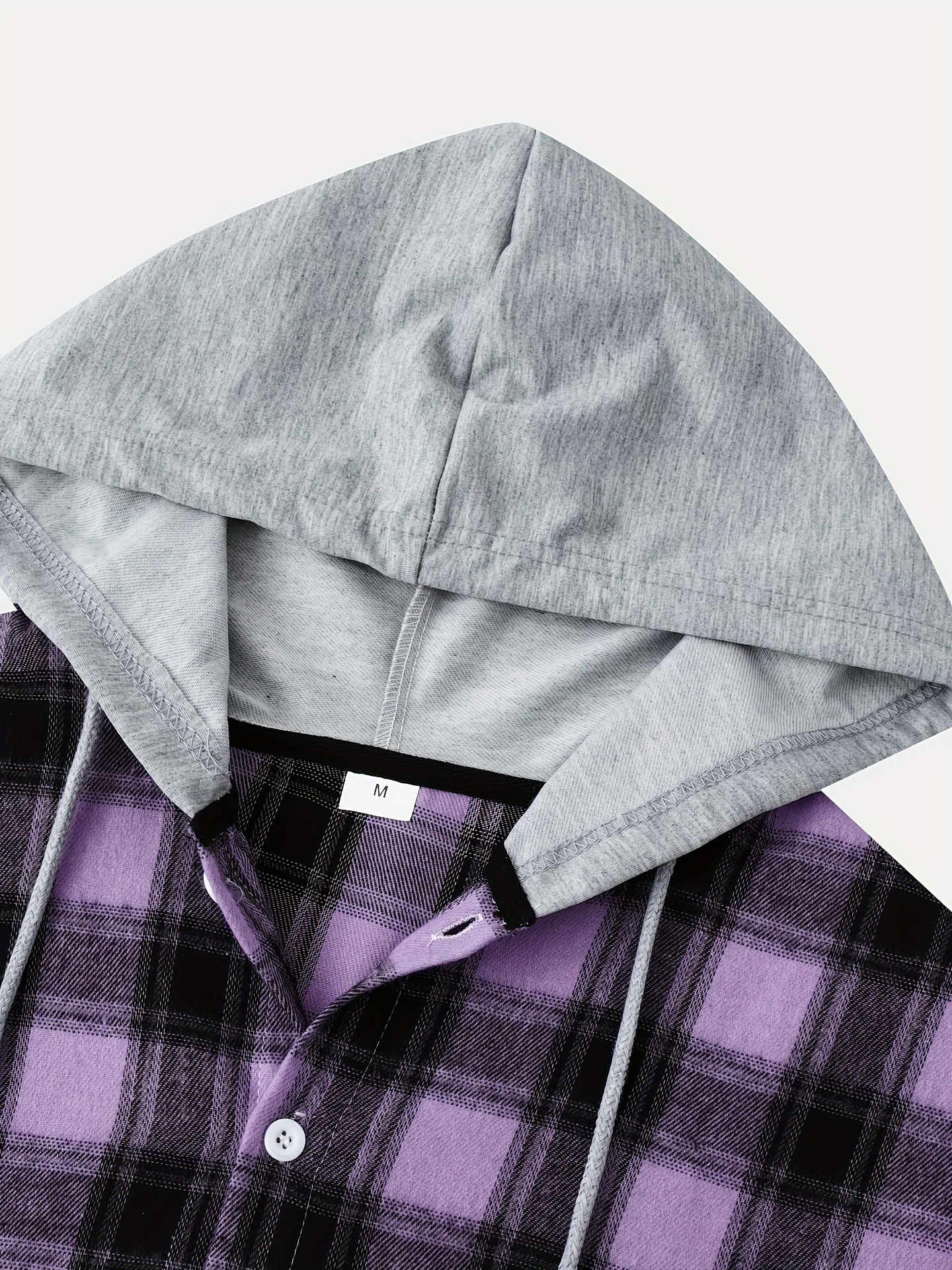 Purple flannel 2024 hoodie