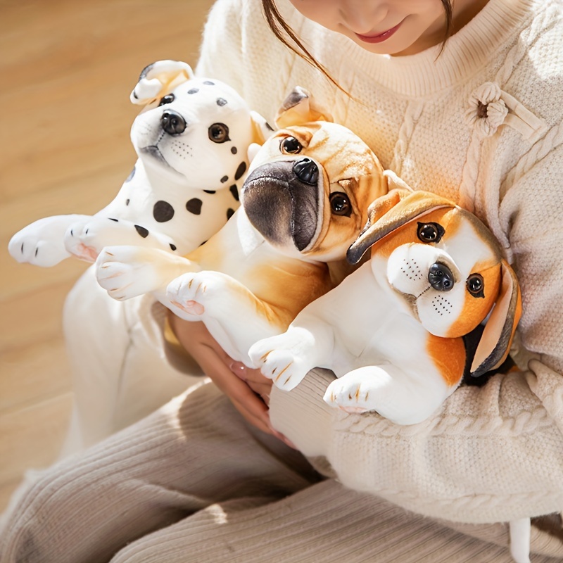 New Cute Simulation Dog Plush Toys Stuffed Lifelike Pug Doll Nice Gifts  Home Car Decoration - AliExpress