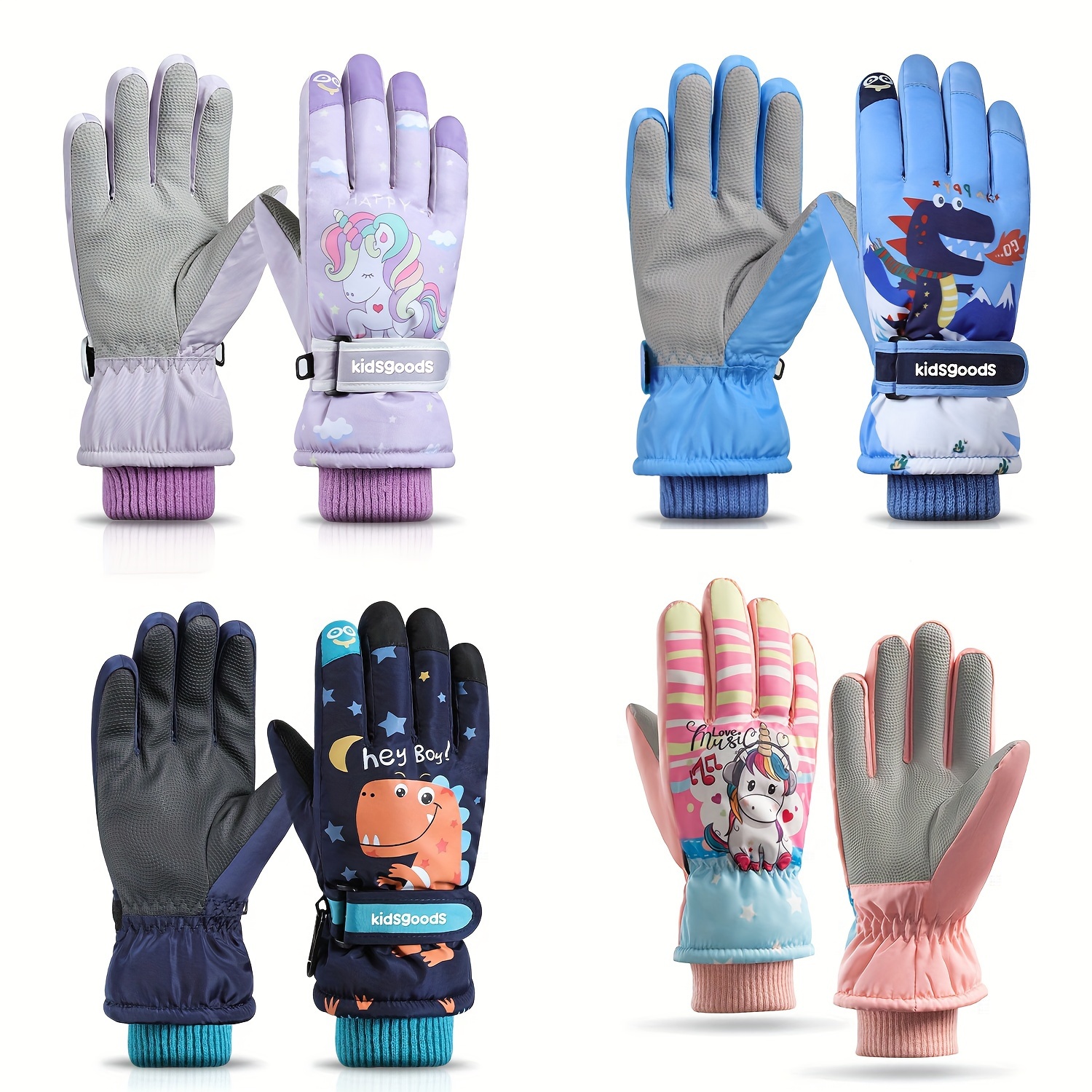 Kids Winter Warm Gloves Cold Weather Windproof Thermal - Temu Canada