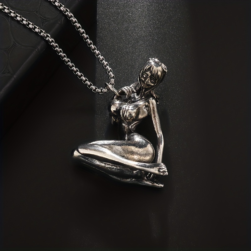 Temptation Anime Goddess Pendant,sexy Women Necklace For Men