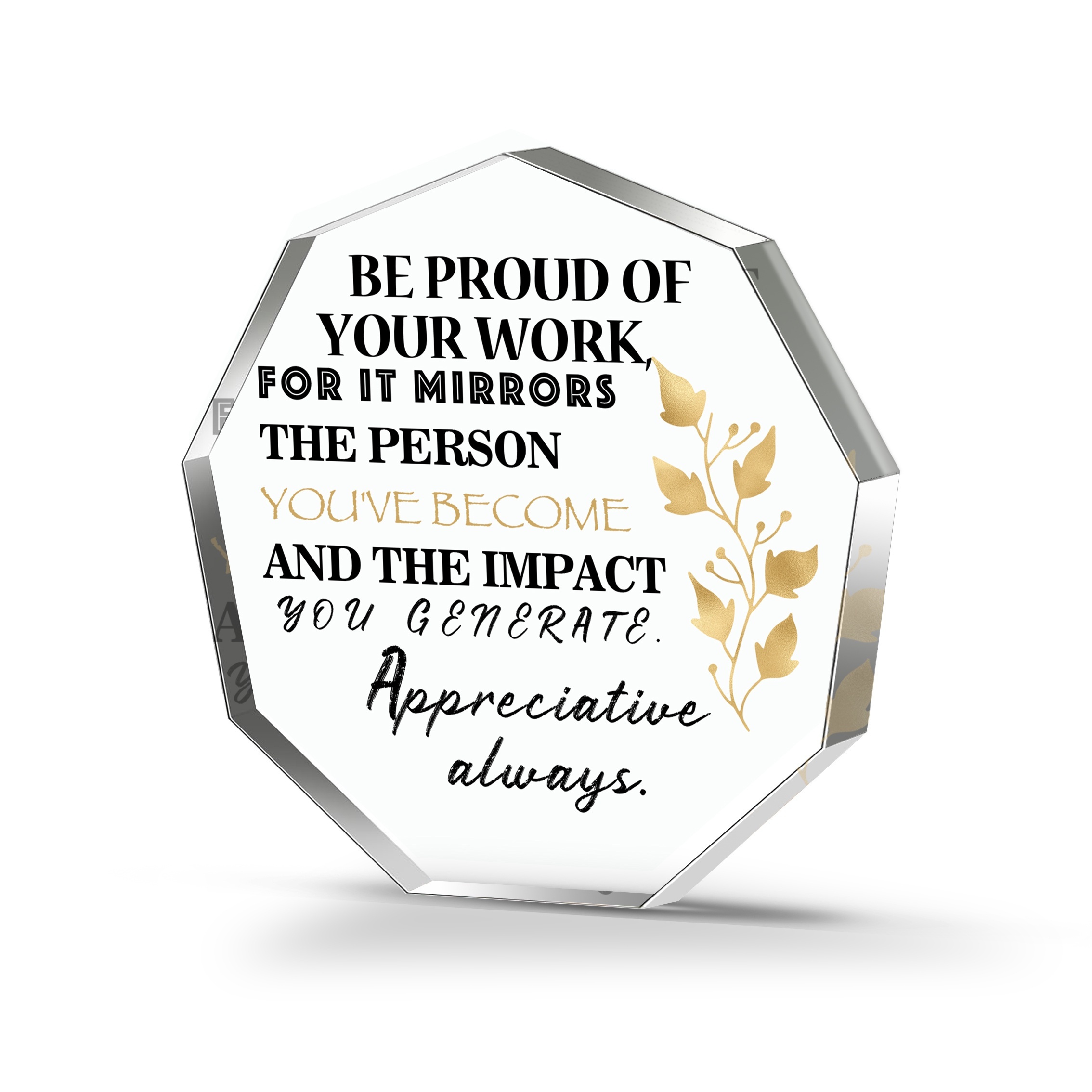 1pc, Inspirational Acrylic Gift, Retirement Gift, Colleague Farewell ...