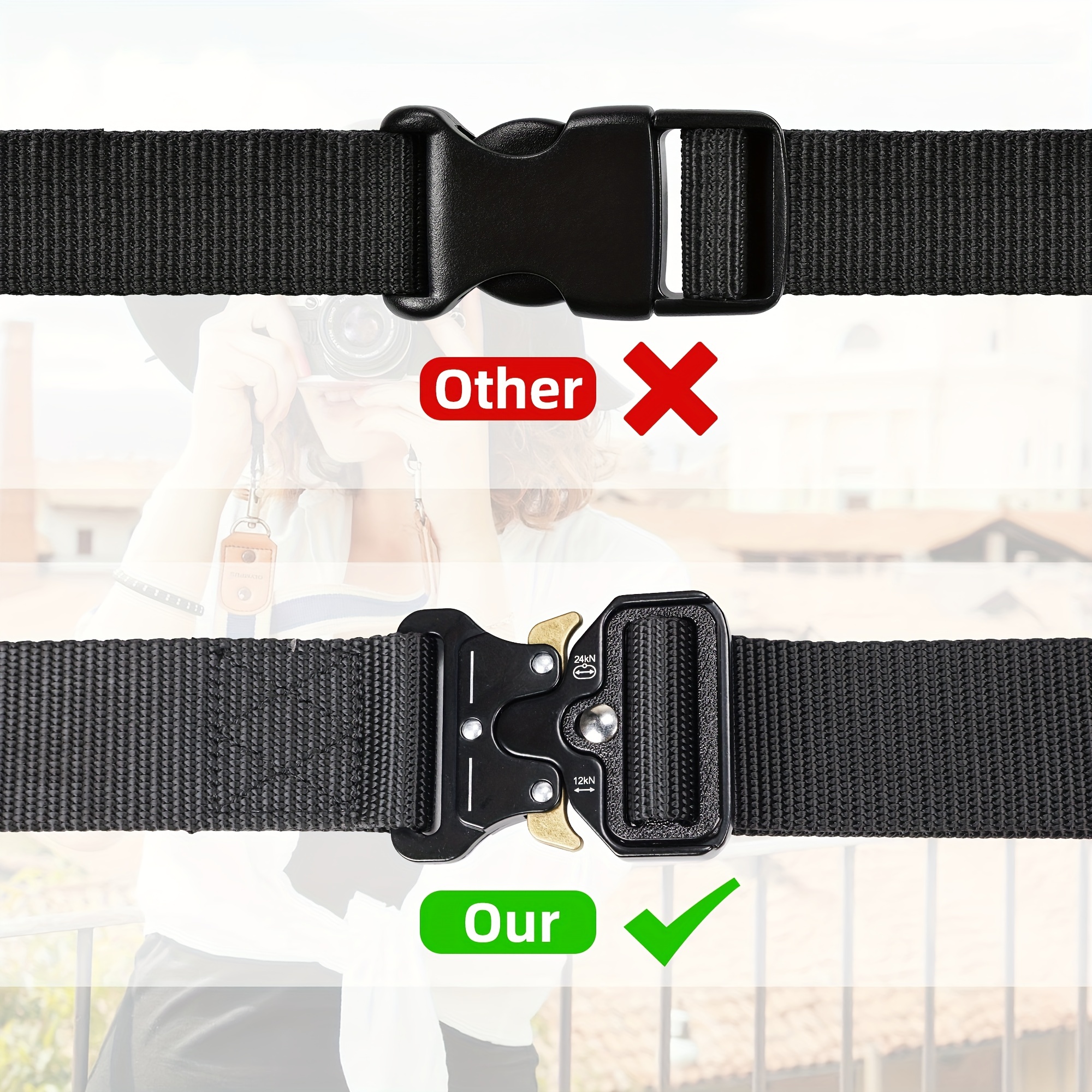  Travel Belt for Luggage - Stylish & Adjustable Add a Bag Luggage  Strap for Carry On Bag - Airport Travel Accessories for Women & Men (Black)  : Clothing, Shoes & Jewelry