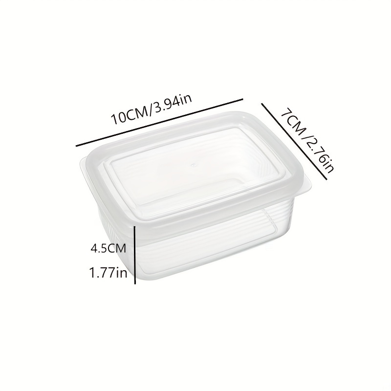 Food Storage Container, Miscellaneous Grain Rice Sub-package Frozen Box,  Fat-reducing Meal Quantitative Bento Box, Rice Portion Box, Small Lunch Box,  Refrigerator Food Preservation Box, Frozen Crisper, Kitchen Organizer, Home  Kitchen Supplies 