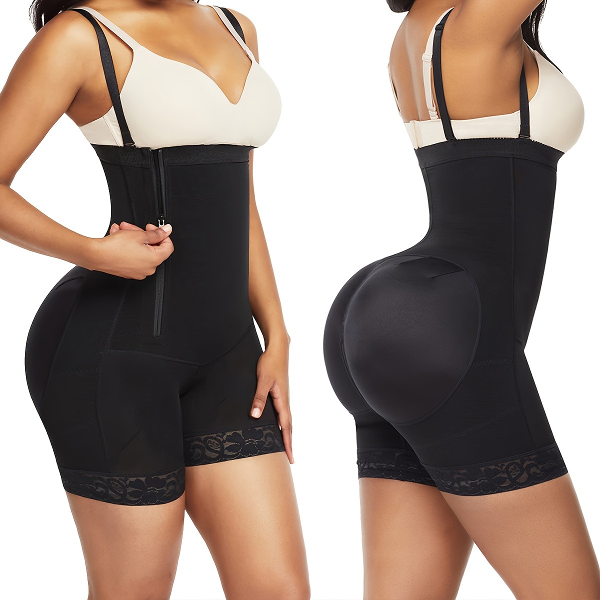 Side Zipper Body Shaper Waist Trimmers Daily Sports Use - Temu