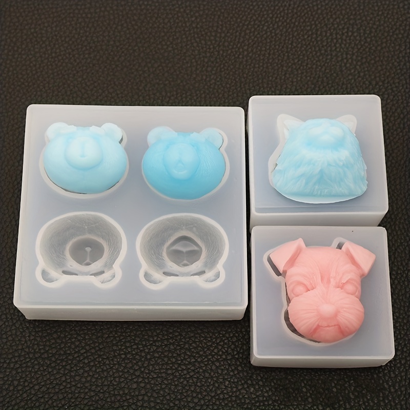 Crystal Droplet Glue Bear shaped Silicone Mold Diy Geometric - Temu