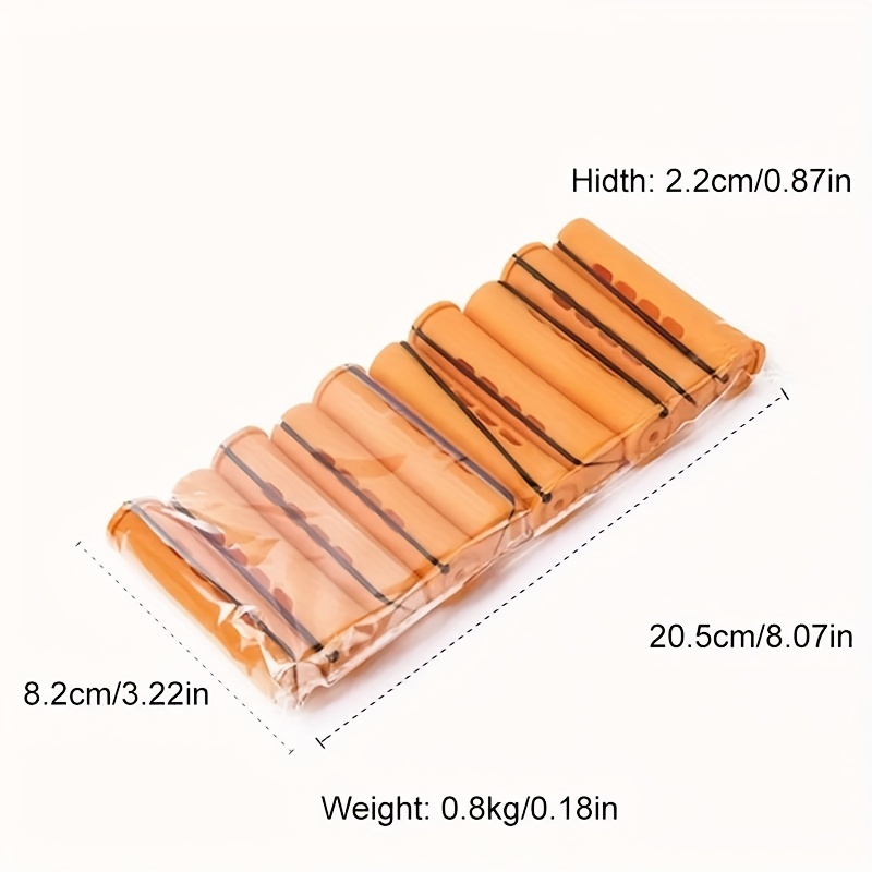 Oshhni Kaltwellenwickler Set – 50 Stück, 1,3 Cm, Ohne Hitze Für Natürliche Locken, Mit Gummibändern