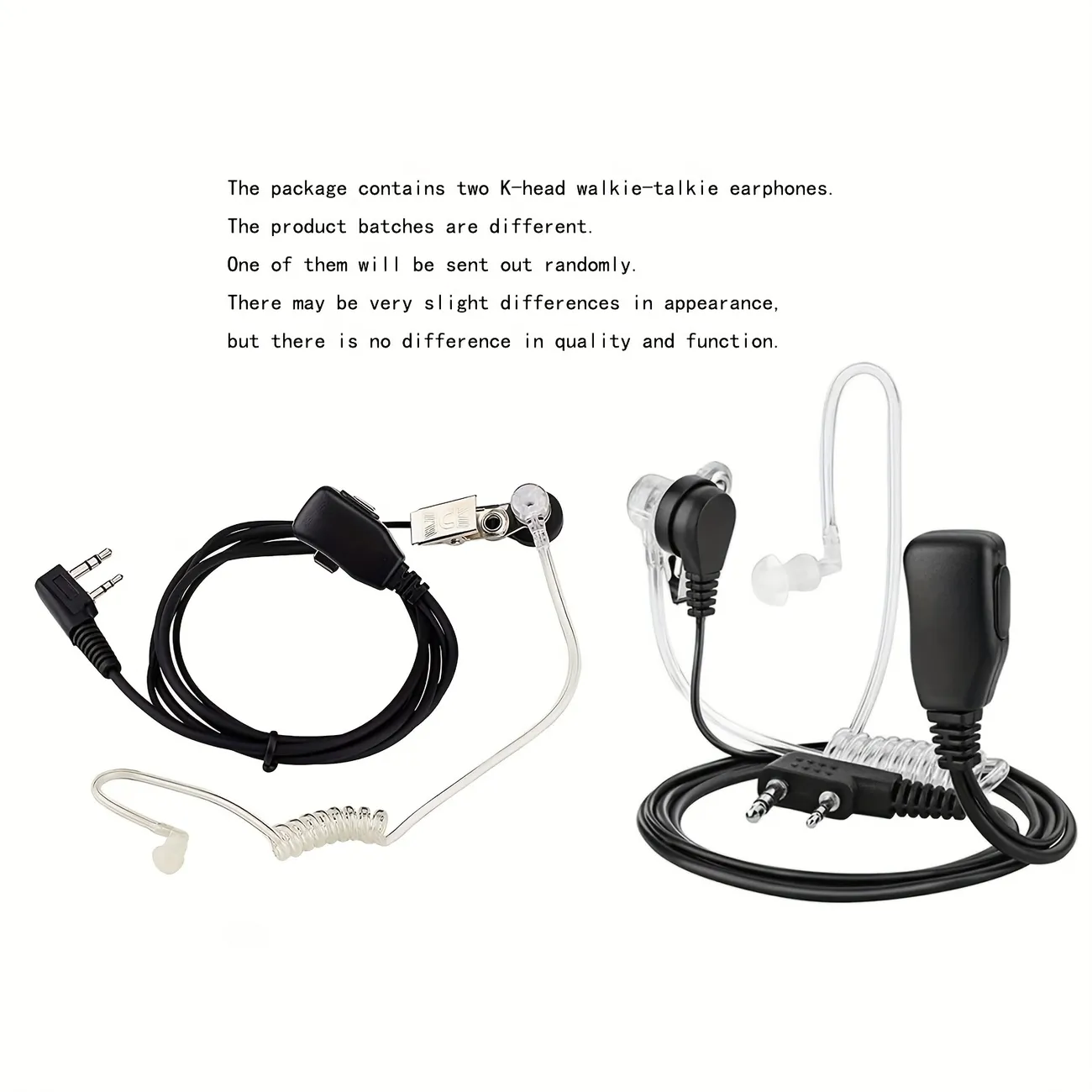 Baofeng Compatible Walkie Talkie Earpiece With Mic And Acoustic Tube Headset  Clear Communication And Hands-free Convenience Temu Australia