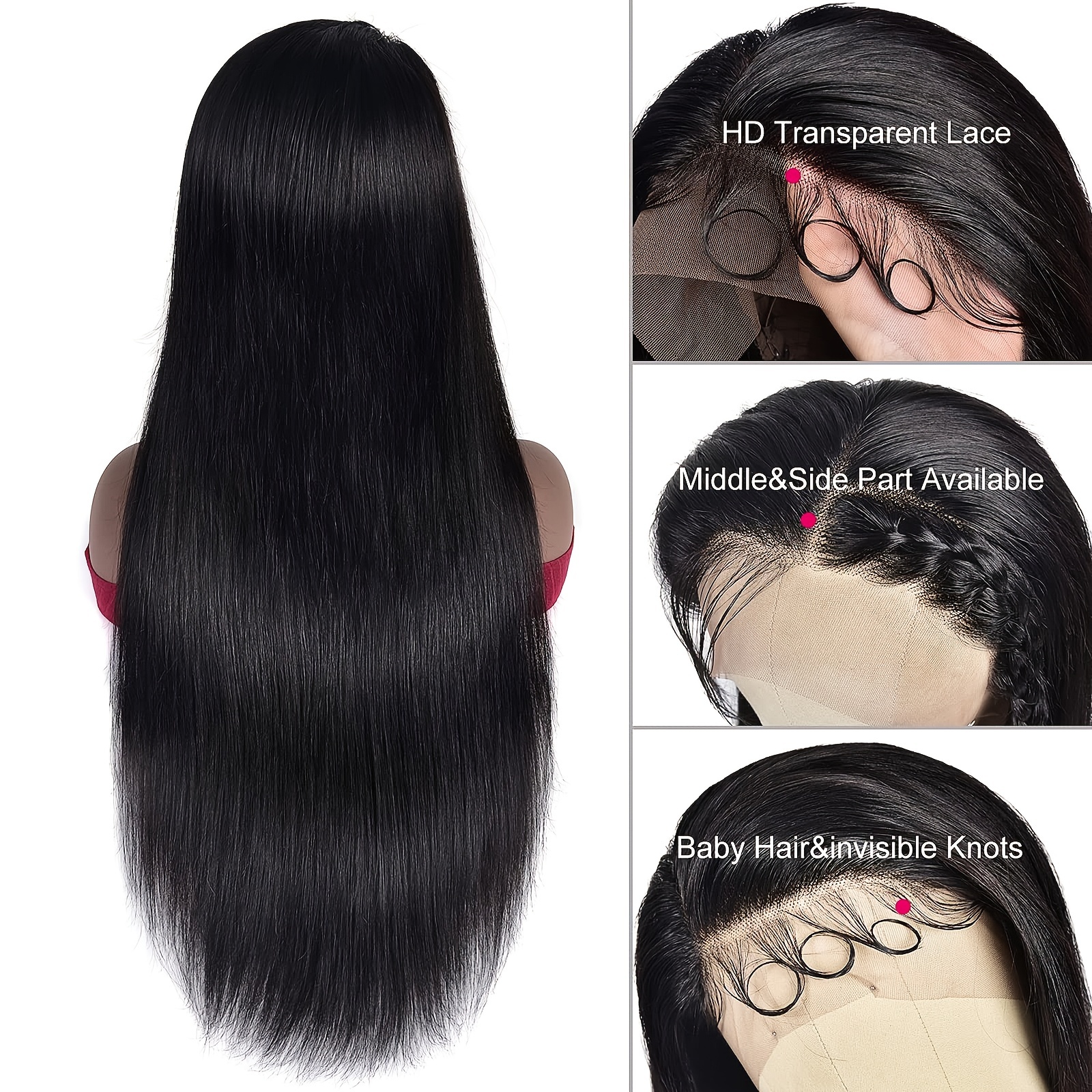 what does glueless lace front wig mean