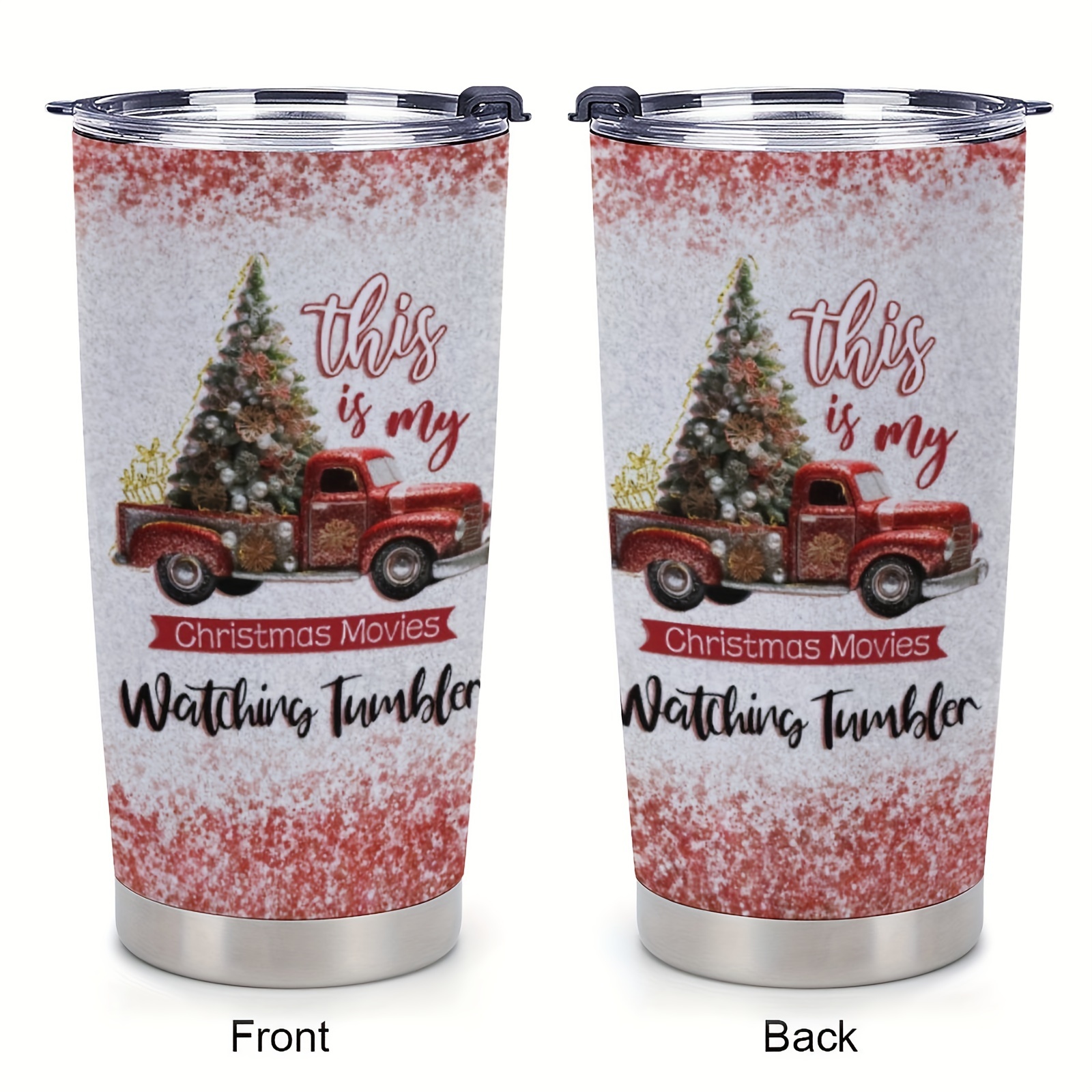 Christmas Snowman Car Cup Christmas Presents Stainless - Temu