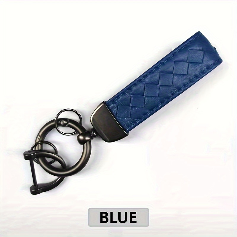 Dengpeng Llavero de regalo para hombre, de piel sintética,  llavero de moda (color azul) : Ropa, Zapatos y Joyería