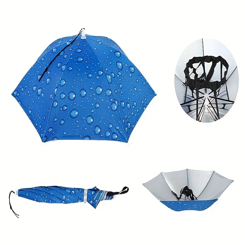  NEW-Vi Umbrella Hat Adult and Kids Folding Cap for