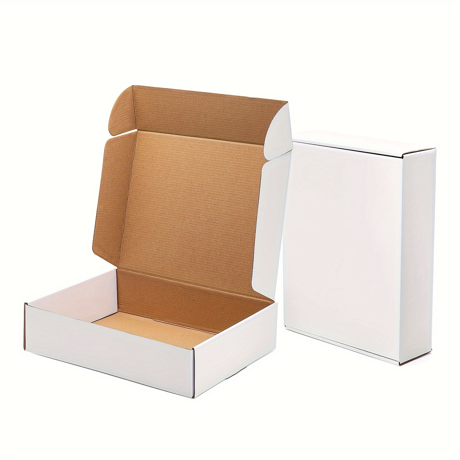  Cajas de cartón para envío, 10 x 7 x 5 pulgadas, cajas de  correo de papel kraft para mudanzas, paquete de 25 unidades : Productos de  Oficina
