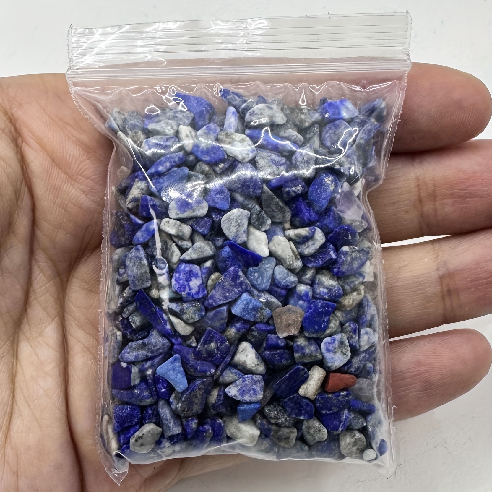 Natural Lapis Lazuli Tumbled Chips Stone Crushed Healing - Temu