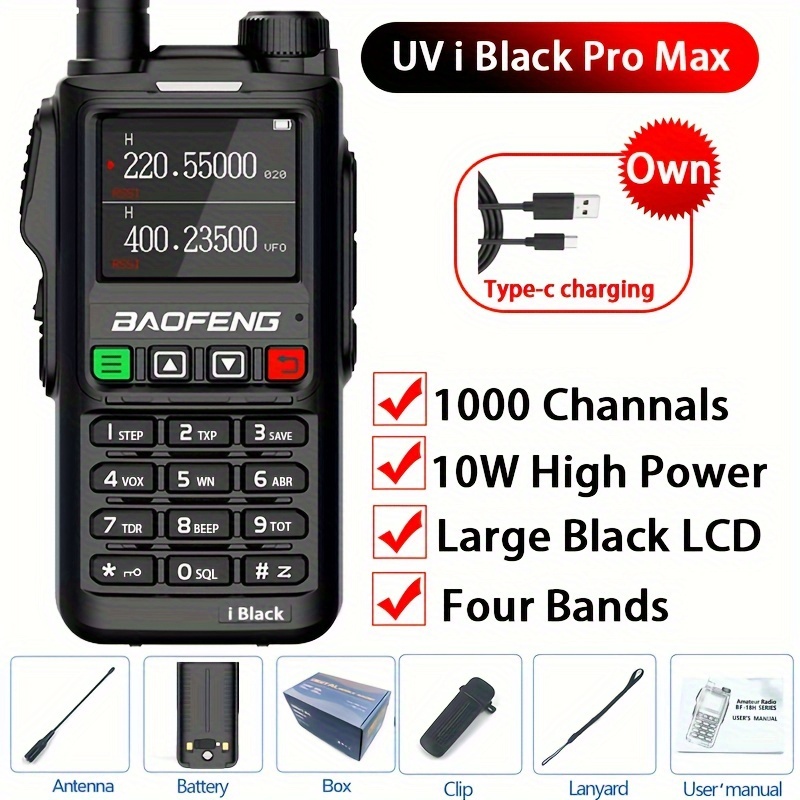 ZS10371-Baofeng talkie walkie 2022 Pro étanche IP68. haute puissance. CB  Ham. longue portée de 30 à 50 KM. mise à niveau de UV 9R