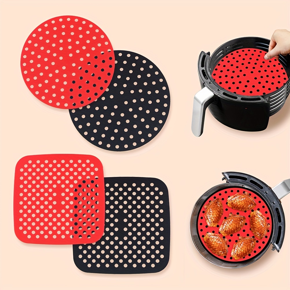 Reusable Silicone Air Fryer Liner Mat Non-Stick Steamer Pad