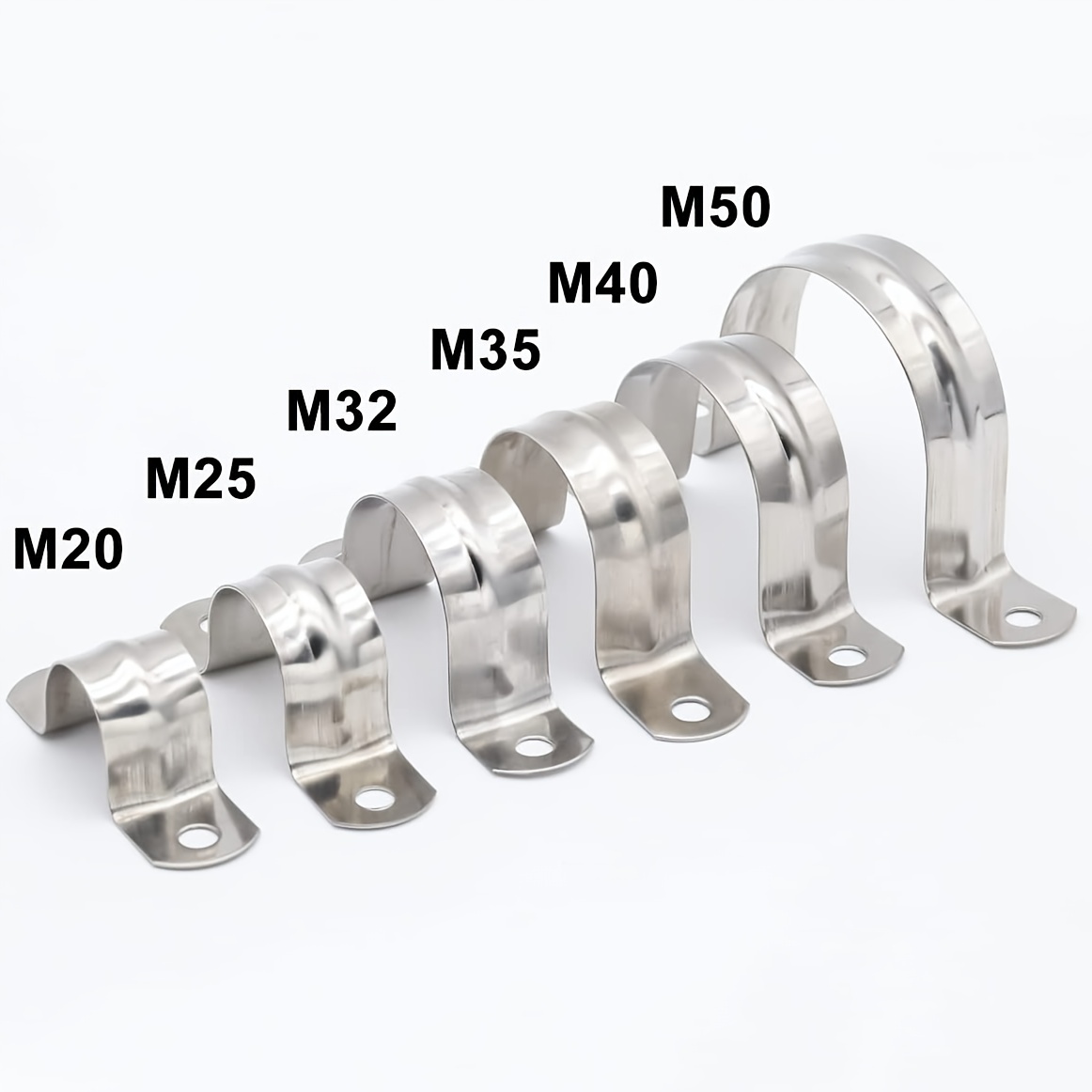 304 Stainless Steel Pipe Clamp Metal U type Pipe Clamp Set - Temu Türkiye