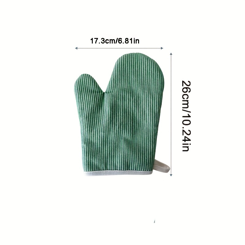 High Temperature Resistant Striped Oven Mitts Food Grade - Temu