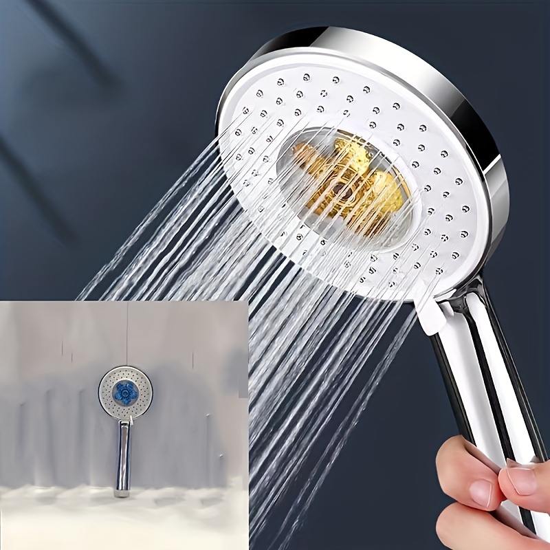 Hand Shower With Turbo Function, With 3-position Adjustable Shower Head,  Pressurized Showerhead For Bathroom, Bathroom Accessories, - Temu