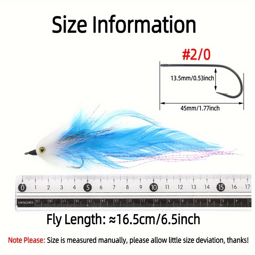 Rooster Hackle Feather Fish Streamer Fly Streamer Fly Trout - Temu Canada