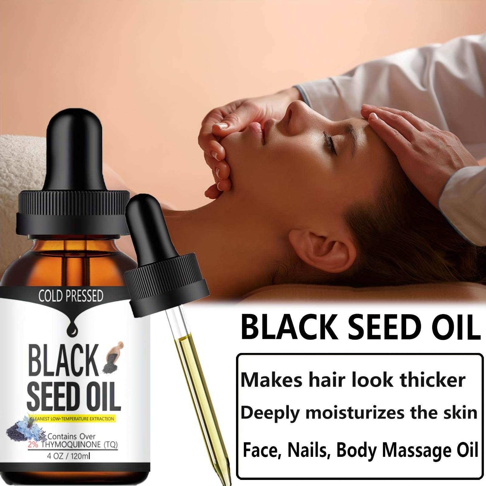  Aceite de oliva extra virgen de 1.7 onzas líquidas - 100% puro  sin refinar - Lo mejor para el cabello - Piel - Uñas - Labios - Cara -  Cuerpo 
