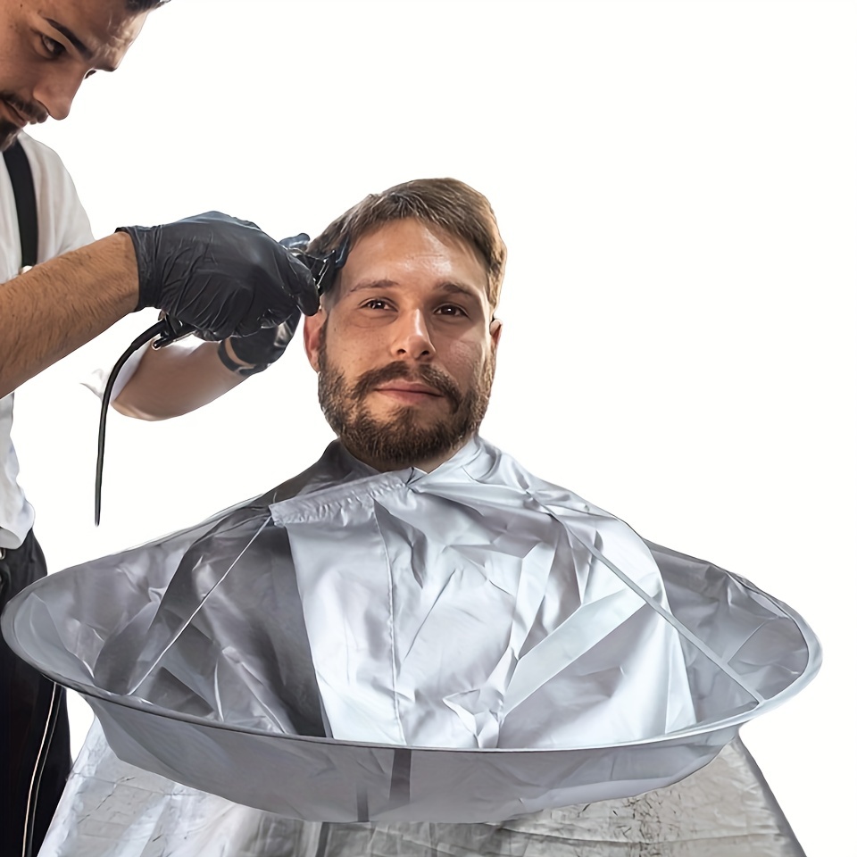 Capa de corte de pelo, capa plegable de barbero de paraguas, suministros de  peluquería profesional impermeable, uso especial de peluquería de