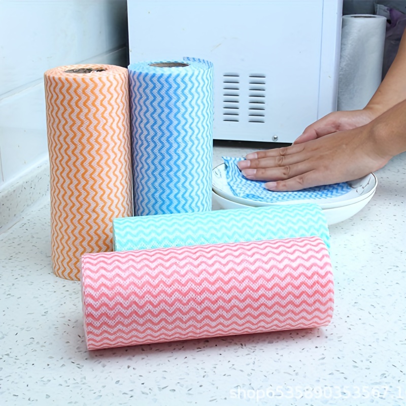 25pcs Dish Cleaning Rags Reusable Non Woven Fabric Handy Cleaning