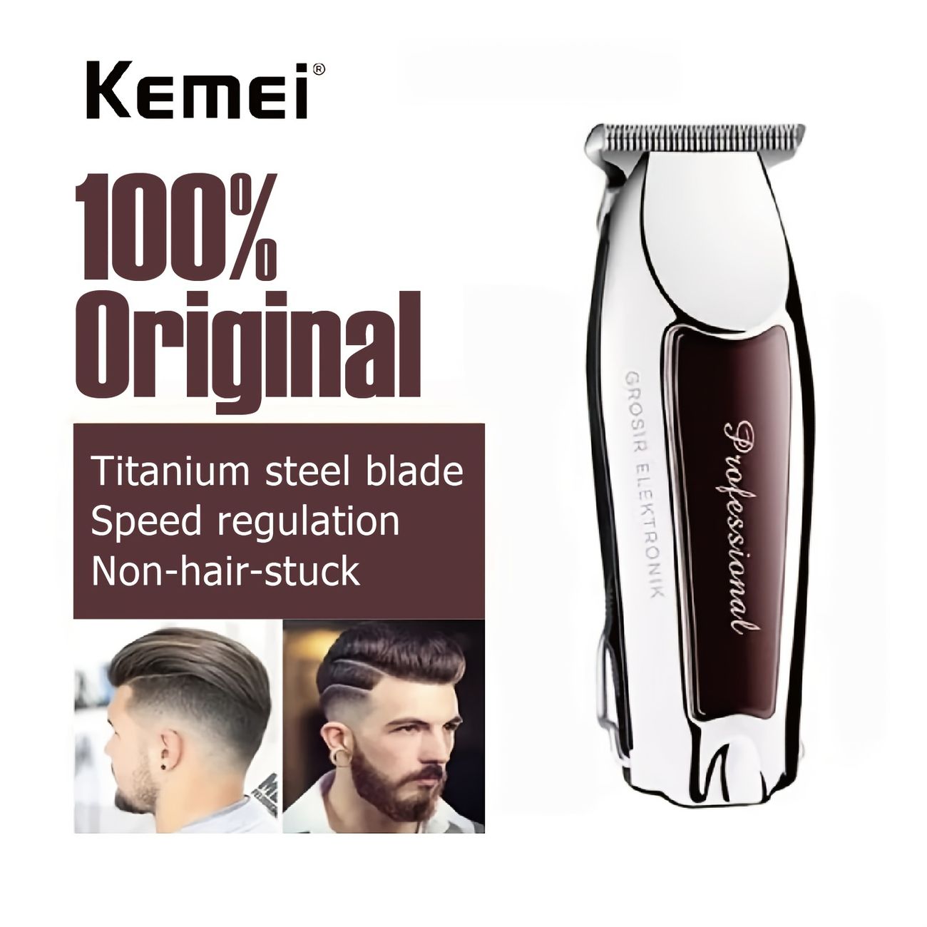 Kemei Km 9163 Professional Hair Clipper Hair Cutting Machine Trimmer Double  Power Turbo | Shop Now For Limited-time Deals | Temu